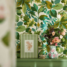 Load image into Gallery viewer, Robin's Wood Wallpaper by Sanderson lifestyle room scene