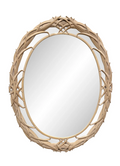 vintage oval mirror