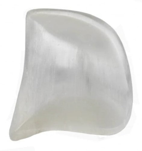 artisan selenite freeform bowl large