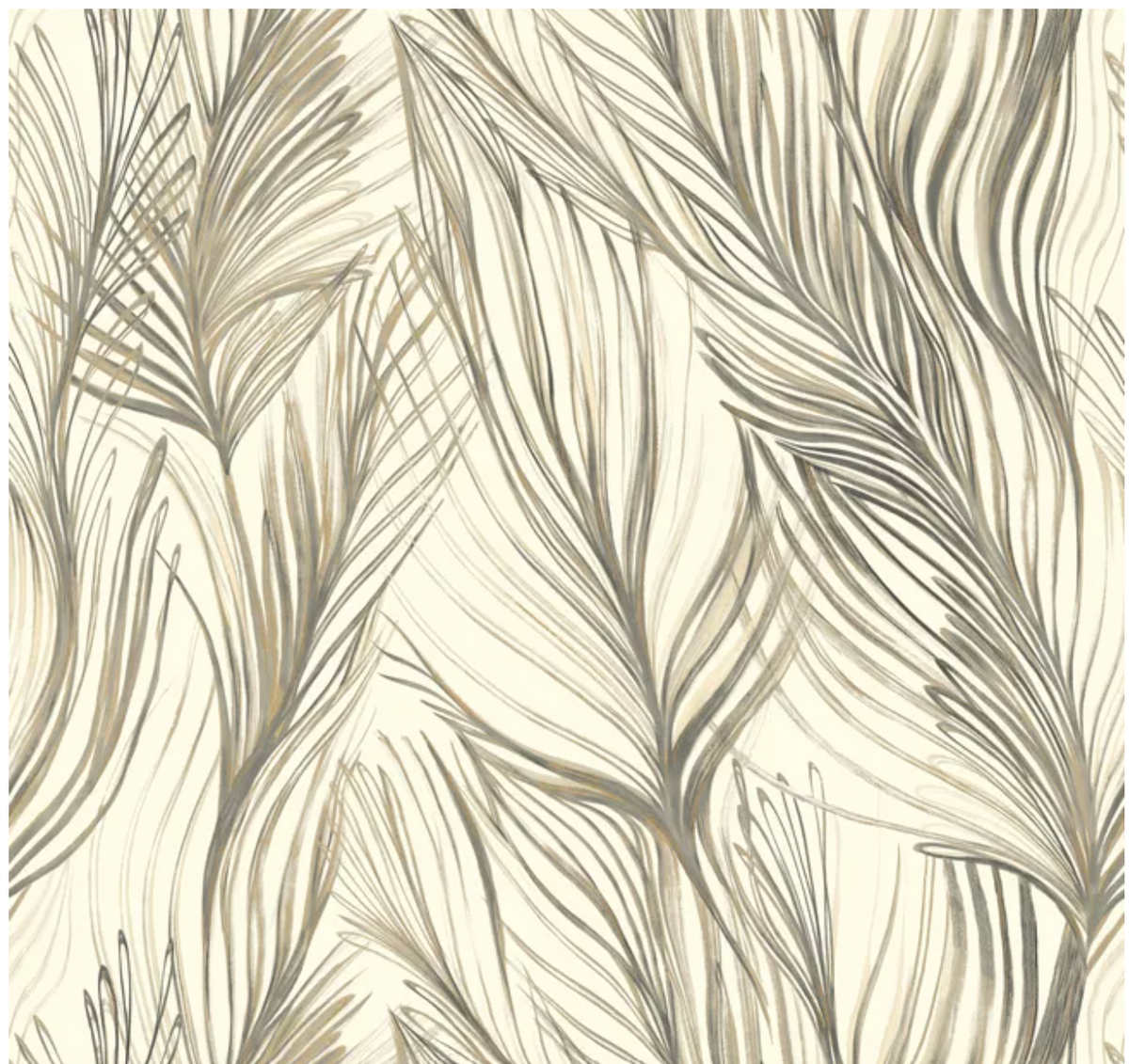 Kravet Fern Feather Wallpaper