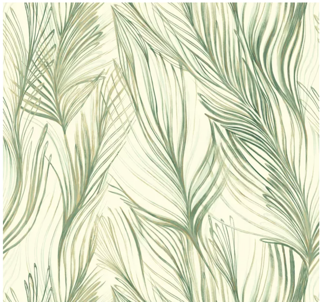 Kravet Fern Feather Wallpaper