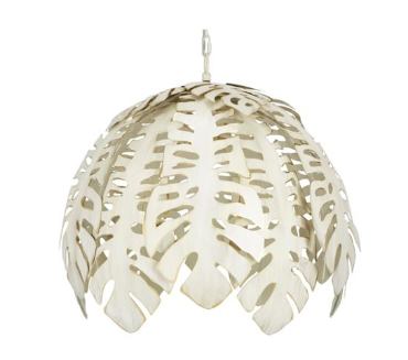tropical leaf chandelier