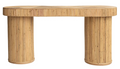 handmade rattan reed console table