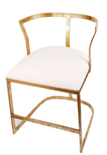 Load image into Gallery viewer, Antique Gold Iron Chair