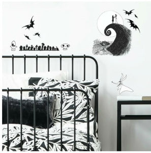 DISNEY THE NIGHTMARE BEFORE CHRISTMAS JACK AND SALLY PEEL AND STICK WALL DECALS