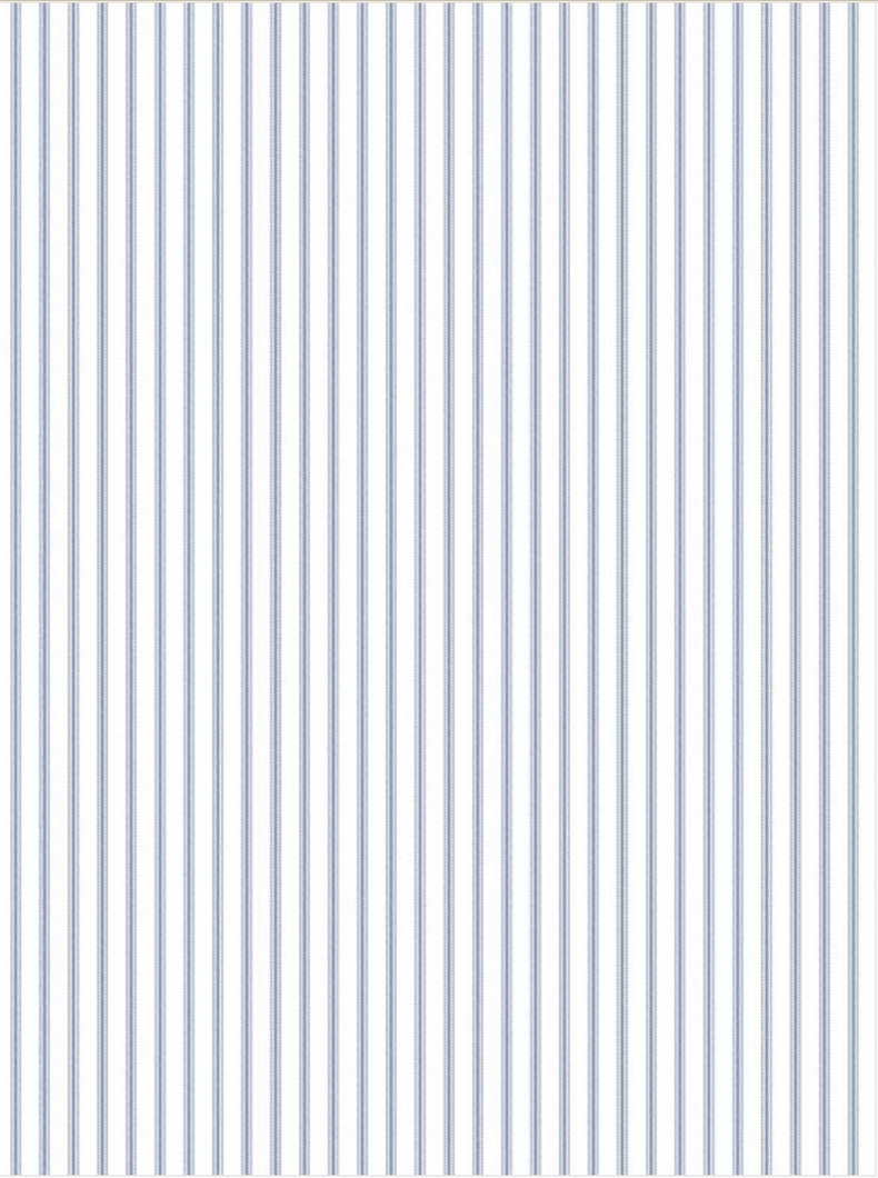 Tailored Stripe Positive Dark Blue Wallpaper