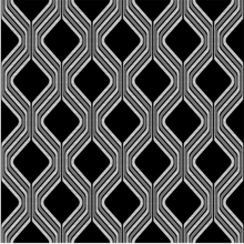 Load image into Gallery viewer, Midnight Groove – Retro Geometric Wallpaper