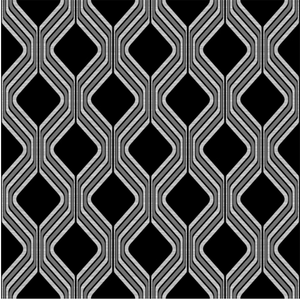 Midnight Groove – Retro Geometric Wallpaper