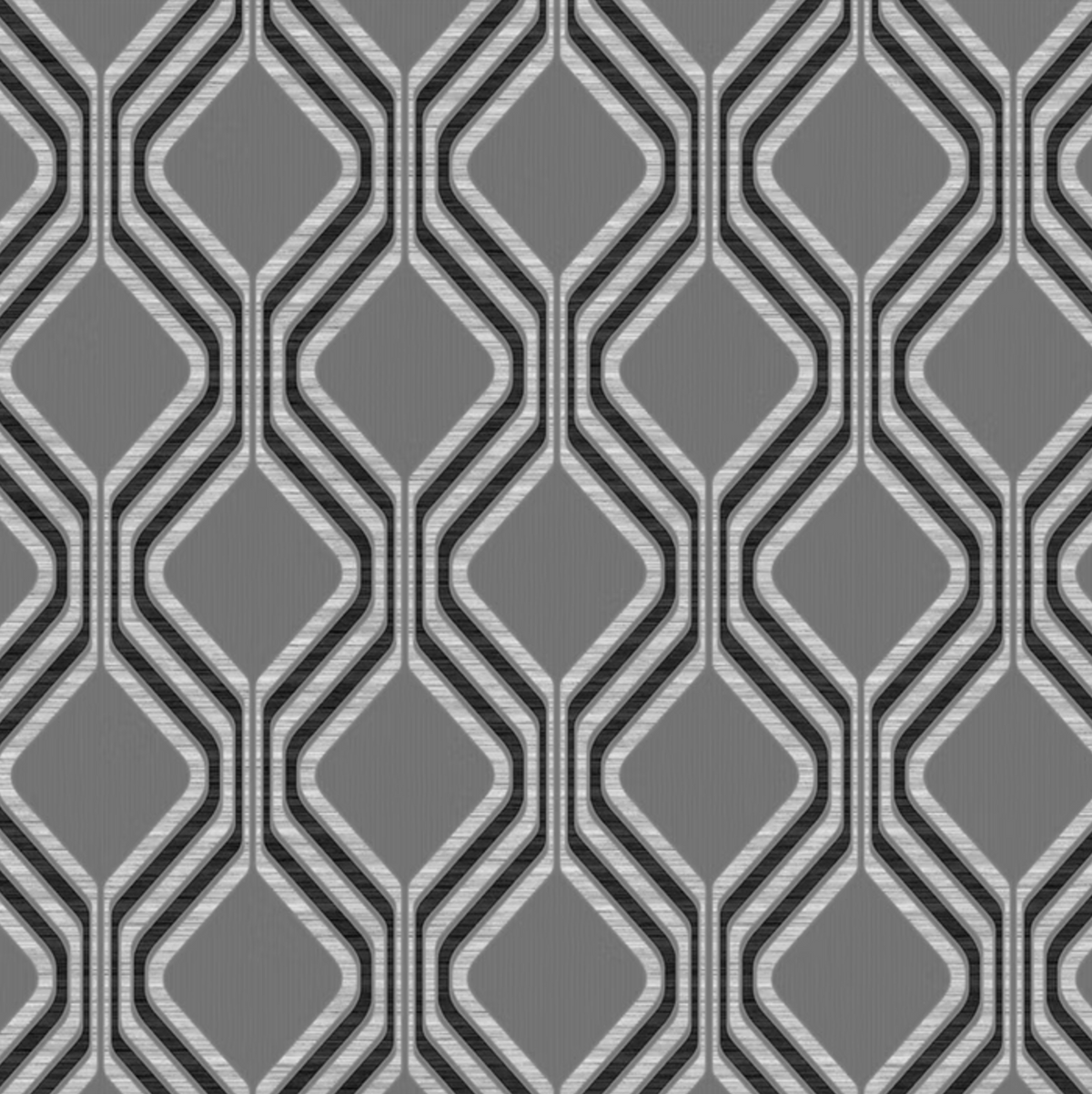 Midnight Groove – Retro Geometric Wallpaper