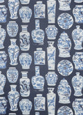 Qinghua petit wallpaper in Indigo
