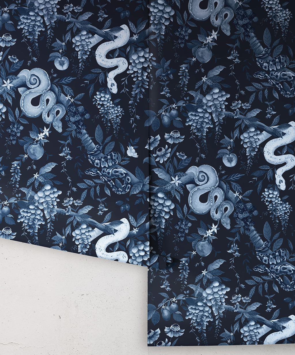 Snake Charmer Wallpaper • Delft • Rolls