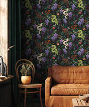 Load image into Gallery viewer, Snake Charmer Wallpaper • Original • Insitu
