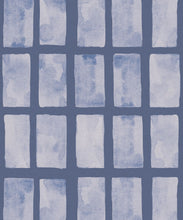 Load image into Gallery viewer, Barres Wallpaper • Blue Navy • Swatch