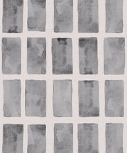 Load image into Gallery viewer, Barres Wallpaper • Charcoal White • Swatch