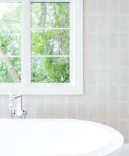 Load image into Gallery viewer, Barres Wallpaper • Grey White • Insitu