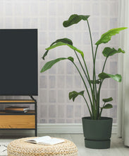 Load image into Gallery viewer, Barres Wallpaper • Grey White • Insitu