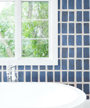 Load image into Gallery viewer, Barres Wallpaper • Midnight Light Beige • Insitu