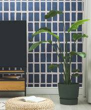Load image into Gallery viewer, Barres Wallpaper • Midnight Light Beige • Insitu