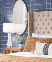 Load image into Gallery viewer, Carée Wallpaper • Midnight Navy • Insitu