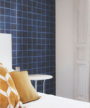 Load image into Gallery viewer, Carée Wallpaper • Midnight Navy • Insitu