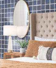 Load image into Gallery viewer, Carée Wallpaper • Midnight White • Insitu
