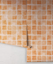 Load image into Gallery viewer, Carée Wallpaper • Sienna Light Beige • Rolls