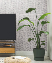 Load image into Gallery viewer, Cercles Deux Wallpaper • Charcoal White • Insitu