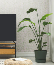 Load image into Gallery viewer, Cercles Deux Wallpaper • Sage Light Beige • Insitu