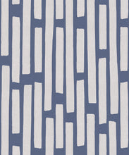 Load image into Gallery viewer, Colonnes Wallpaper • Snow Navy • Swatch