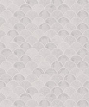 Load image into Gallery viewer, Ecailles Wallpaper • Grey White • Swatch