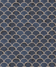 Load image into Gallery viewer, Ecailles Wallpaper • Midnight Light Peach • Swatch