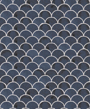 Load image into Gallery viewer, Ecailles Wallpaper • Midnight White • Swatch