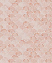 Load image into Gallery viewer, Ecailles Wallpaper • Salmon Light Beige • Swatch