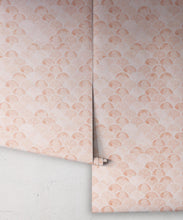 Load image into Gallery viewer, Ecailles Wallpaper • Salmon Light Beige • Rolls