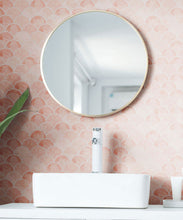 Load image into Gallery viewer, Ecailles Wallpaper • Salmon Light Beige • Insitu