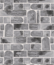 Load image into Gallery viewer, Formes Wallpaper • Charcoal White • Swatch