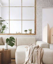Load image into Gallery viewer, Formes Trios Wallpaper • Grey White • Insitu