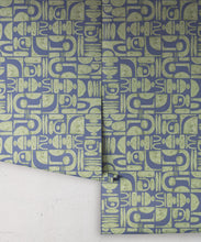 Load image into Gallery viewer, Formes Trios Wallpaper • Sage Navy • Rolls
