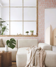 Load image into Gallery viewer, Formes Trios Wallpaper • Salmon Light Beige • Insitu
