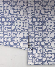 Load image into Gallery viewer, Formes Trios Wallpaper • Snow Navy • Rolls