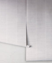 Load image into Gallery viewer, Lignes Wallpaper • Grey White • Rolls
