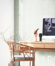 Load image into Gallery viewer, Lignes Wallpaper • Snow Green • Insitu