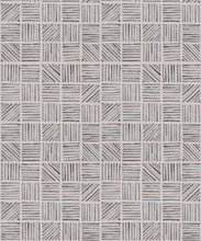 Load image into Gallery viewer, Lignes Deux Wallpaper • Charcoal Light Beige • Swatch