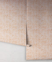 Load image into Gallery viewer, Lignes Deux Wallpaper • Sienna Light Beige • Rolls