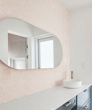 Load image into Gallery viewer, Lignes Deux Wallpaper • Sienna Light Beige • Insitu