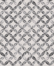 Load image into Gallery viewer, Petales Deux Wallpaper • Charcoal White • Swatch