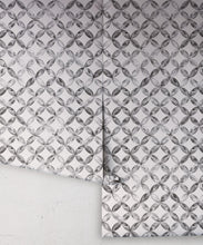 Load image into Gallery viewer, Petales Deux Wallpaper • Charcoal White • Rolls