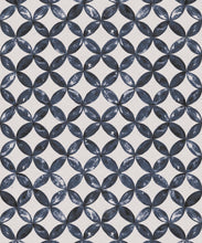 Load image into Gallery viewer, Petales Deux Wallpaper • Midnight White • Swatch
