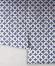 Load image into Gallery viewer, Petales Deux Wallpaper • Snow Navy • Rolls