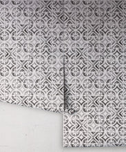 Load image into Gallery viewer, Lignes Deux Wallpaper • Charcoal White • Rolls